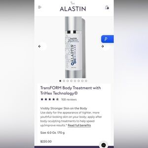 Brand new.NEVER USED TransFORM Body Treatment with TriHex Technology®6.0 oz